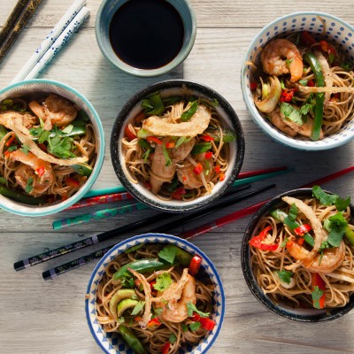 Chicken and Prawn Yakisoba | Recipes | Blue Dragon