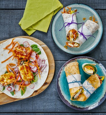 Sweet Chilli Halloumi wrap | Recipes | Blue Dragon