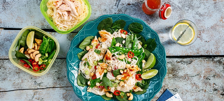 Sweet Chilli Chicken Noodle Salad